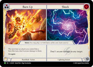 Burn Up // Shock [LGS345] (Promo)  Cold Foil