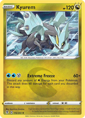 Kyurem (116/203) [Sword & Shield: Evolving Skies]