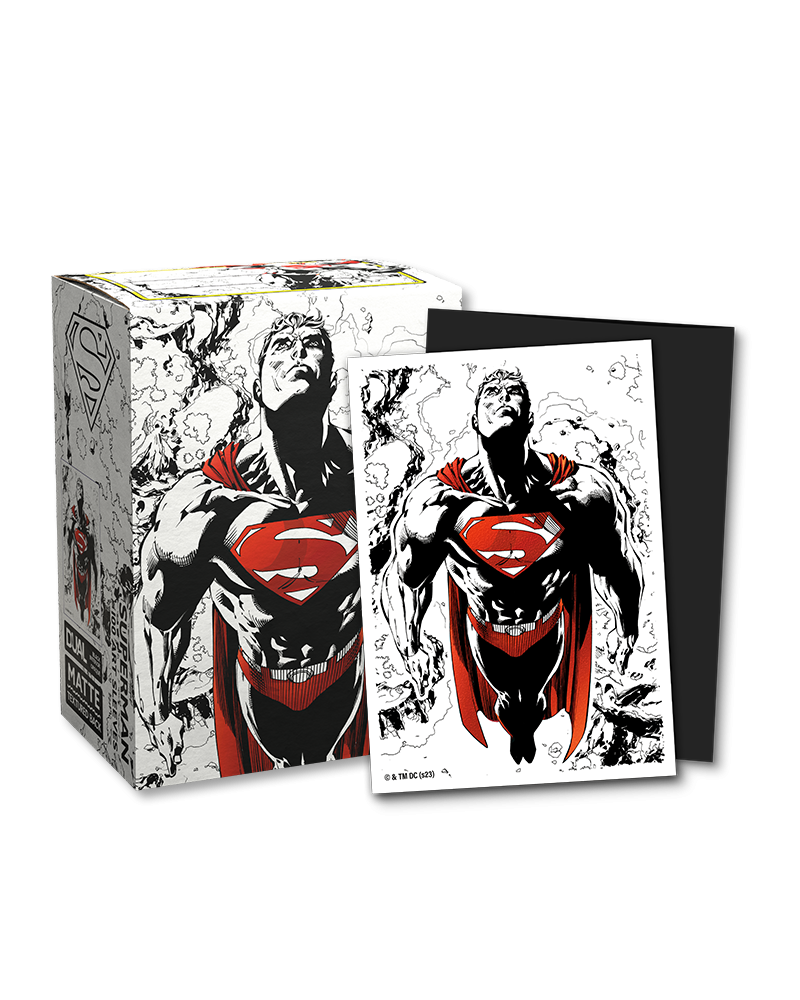 DRAGON SHIELD 100CT BOX SUPERMAN RED WHITE ART