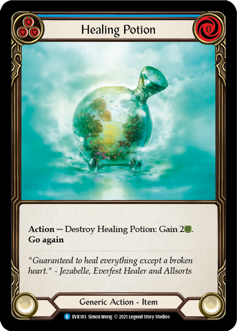 Healing Potion [EVR183] (Everfest)  1st Edition Cold Foil