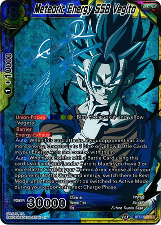 Meteoric Energy SSB Vegito (SPR Signature) (BT7-118) [Assault of the Saiyans]