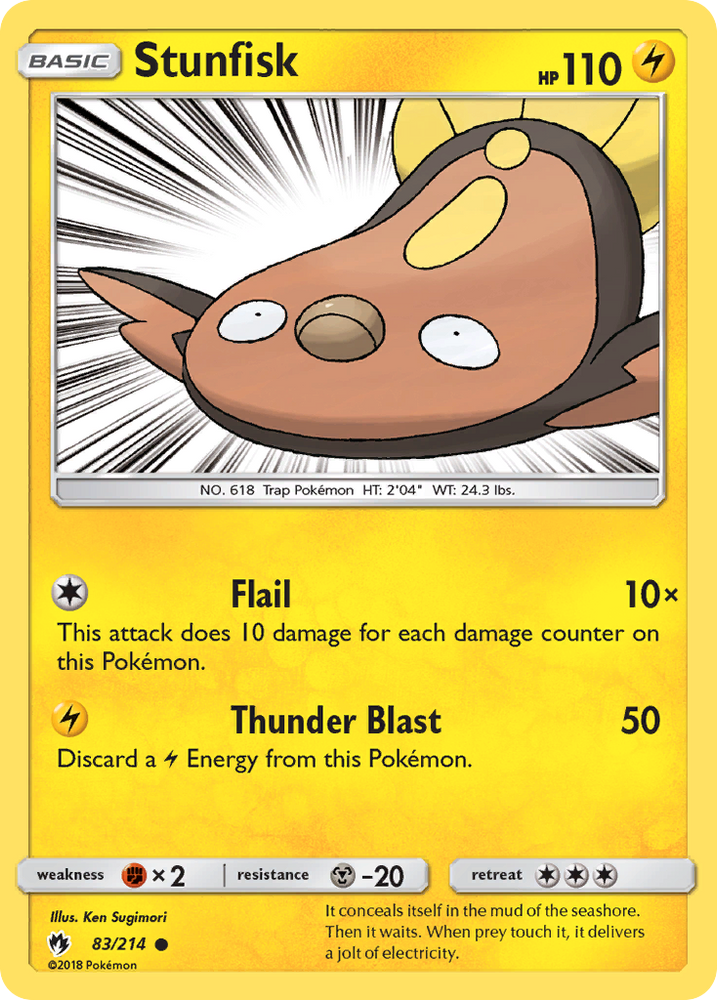 Stunfisk (83/214) [Sun & Moon: Lost Thunder]