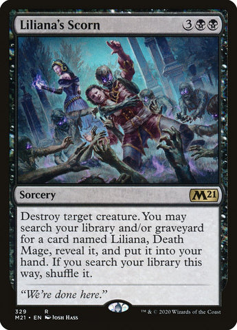 Liliana's Scorn [Core Set 2021]