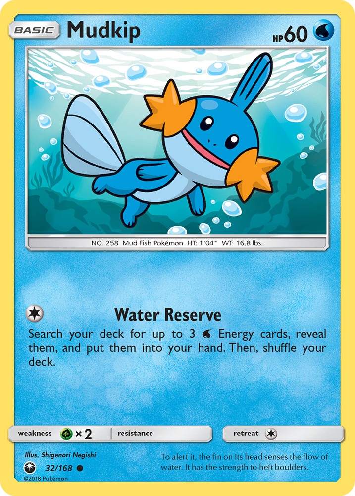 Mudkip (32/168) [Sun & Moon: Celestial Storm]