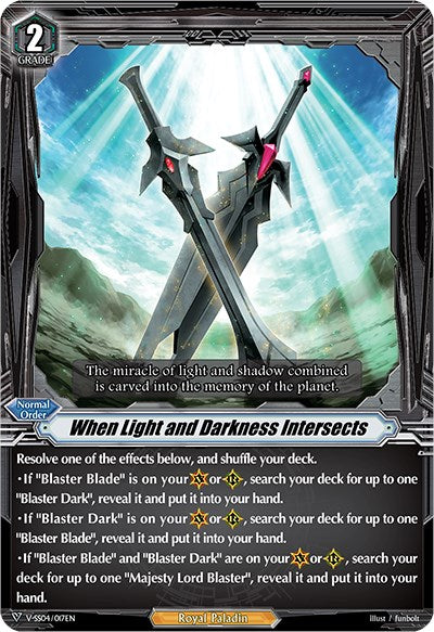 When Light and Darkness Intersects (V-SS04/017EN) [Majesty Lord Blaster]