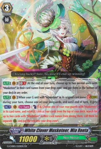 White Clover Musketeer, Mia Reeta (G-CHB01/020EN) [TRY3 NEXT]