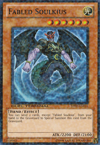 Fabled Soulkius [DT03-EN011] Super Rare