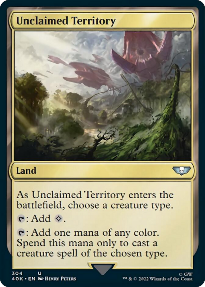 Unclaimed Territory (Surge Foil) [Warhammer 40,000]