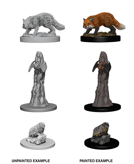 Pathfinder Deep Cuts Unpainted Miniatures: Familiars