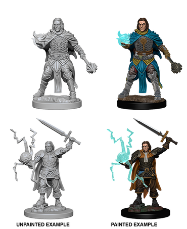 Pathfinder Deep Cuts Unpainted Miniatures: Human Male Cleric