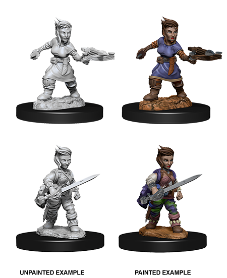 Pathfinder Battles Deep Cuts: Female Halfling Rogue