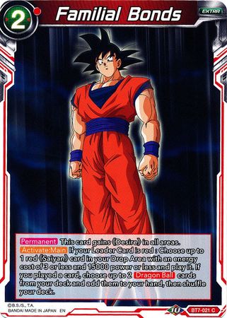 Familial Bonds (BT7-021) [Assault of the Saiyans]