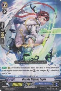 Unruly Ripple, Lapis (G-CB02/027EN) [Commander of the Incessant Waves]