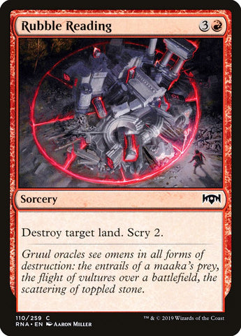 Rubble Reading [Ravnica Allegiance]