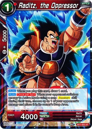 Raditz, the Oppressor (BT7-003) [Assault of the Saiyans]