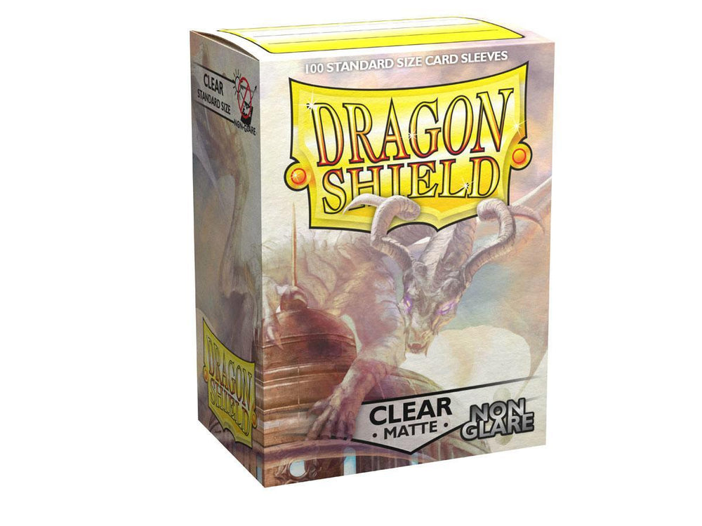 Dragon Shield Non-Glare Sleeve - Clear ‘Mantem’ 100ct