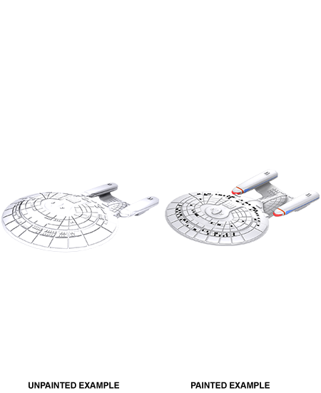 Star Trek: Deep Cuts Unpainted Miniatures: Galaxy Class