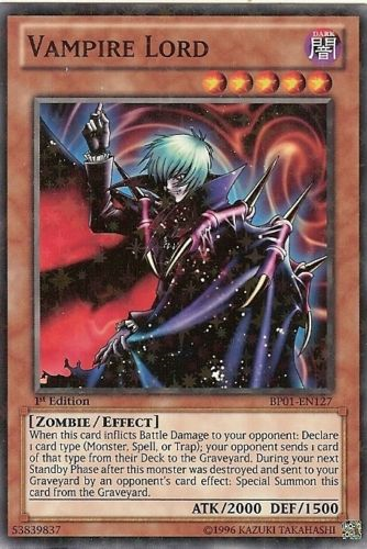 Vampire Lord [BP01-EN127] Starfoil Rare