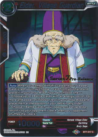 Elder, Village Guardian (BT7-017_PR) [Assault of the Saiyans Prerelease Promos]