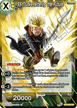 SS Trunks, Altering the Future (BT13-093) [Supreme Rivalry]