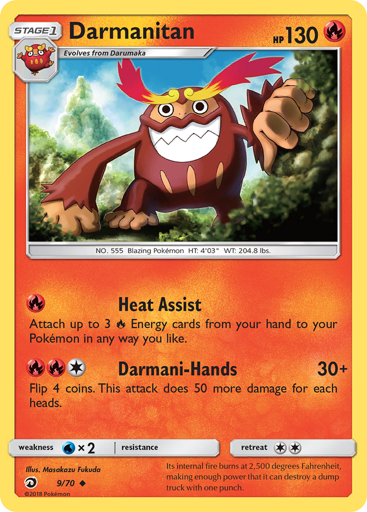 Darmanitan (9/70) [Sun & Moon: Dragon Majesty]