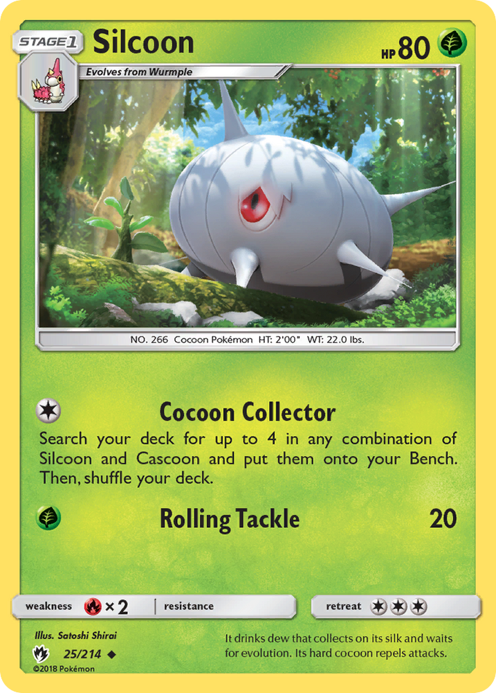 Silcoon (25/214) [Sun & Moon: Lost Thunder]