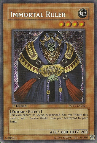 Immortal Ruler [RGBT-EN082] Secret Rare